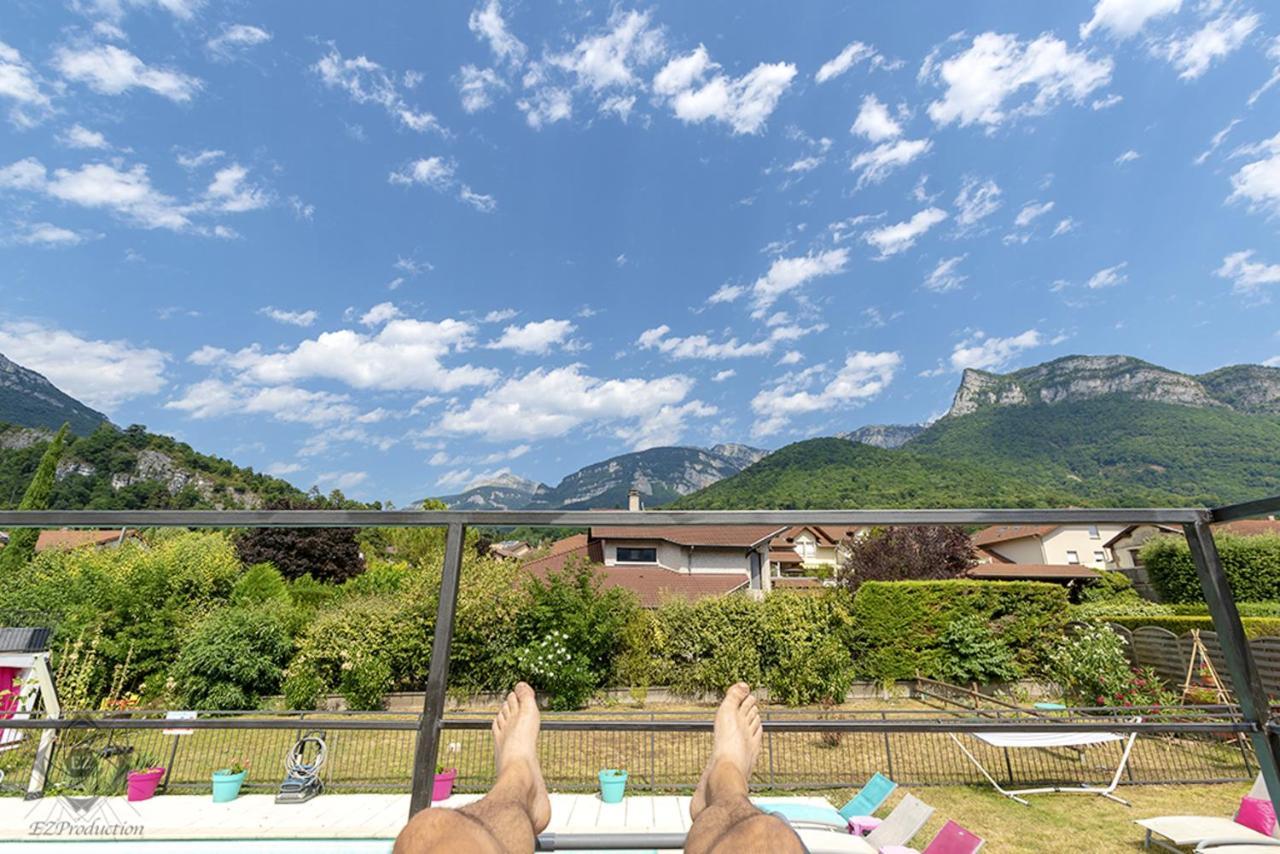 Appartement Lumineux A Voreppe Avec Piscine ภายนอก รูปภาพ